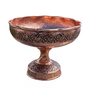 شکلات خوری مسی مدل گلبرگ دیبا 