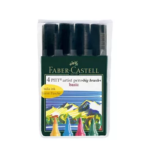 ماژیک فابر کاستل مدل pitt-artist بسته 4 عددی