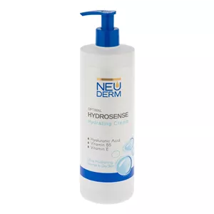 کرم مرطوب‌کننده دست، صورت و گردن نئودرم مدل Optimal Hydrosense مناسب برای پوست خشک و معمولی حجم 450 میلی‌لیتر