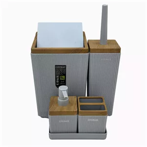 ست سرویس بهداشتی 5 تکه کنتراست مدل دری کد RM8900