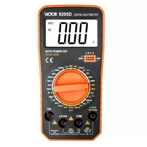 مولتی متر دیجیتال 10 آمپر ویکتور مدل 9205D