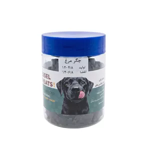 تشویقی سگ راسل مدل جگر مرغ وزن 70 گرم