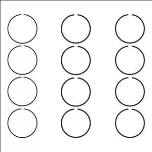 رینگ پیستون رینگ خودرو پارس مدل RKP-OHV-0.75mm مناسب برای پیکان و روا بسته 12 عددی