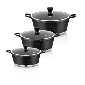 سرویس قابلمه گرانیتی 7 پارچه نیولایف مدل AFRA-6307