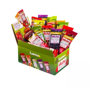 لواشک میکس میوه ای لومو - 30 گرم بسته 18 عددی 