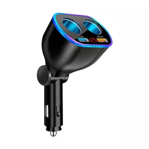 شارژر فندکی 120 وات 4 پورت مدل AGK_C301