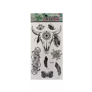 تتو موقت مدل گاو و پر و پروانه کد 598