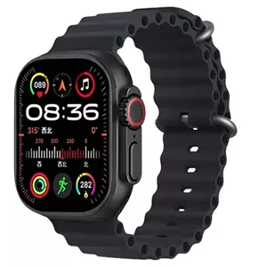 ساعت هوشمند 2.1 اینچ 49 میلی متر کرون مدل s500 با بند سیلیکونی به همراه 7 عدد بند