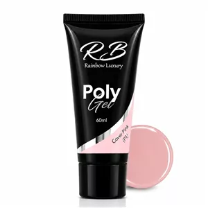 پلی ژل ناخن ار بی مدل Cover Pink P1 حجم 60 میلی‌لیتر