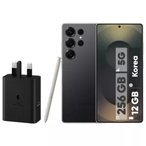 گوشی موبایل سامسونگ مدل Galaxy S25 Ultra دو سیم کارت ظرفیت 256 گیگابایت و رم 12 گیگابایت - پک کره - به همراه شارژر  50 وات دو پورت سامسونگ