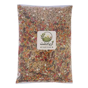 غذای عروس هلندی و طوطی برزیلی آریا دشت مدل 001 وزن 900 گرم