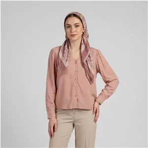 شومیز آستین بلند یقه هفت زنانه ایکس ساید مدل S549621Z8