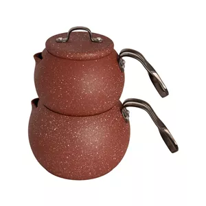 ست کتری و قوری کرکماز مدل گرانیت کد 231 گنجایش کتری 1.8 و گنجایش قوری 1.1