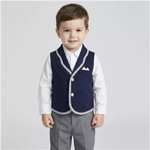 جلیقه نوزادی پسرانه فاموکا مدل Elegant