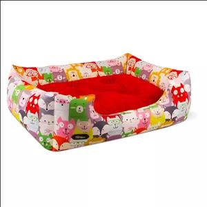 جای خواب سگ و گربه نیناپت مدل وی آی پی یو طرح گربه ها