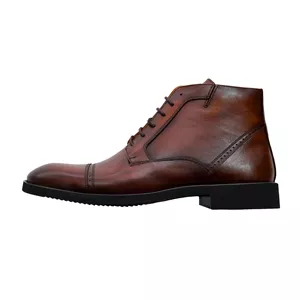 نیم بوت چرمی مردانه مدل striped