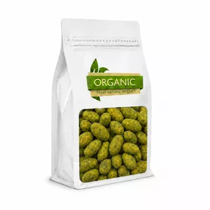 بادام زمینی روکش دار پیاز جعفری ارگانیک - 500 گرم
