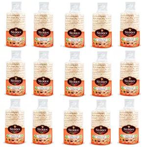  رایس کیک برنج قهوه ای بدون گلوتن سیس رایس - 120 گرم بسته 15 عددی
