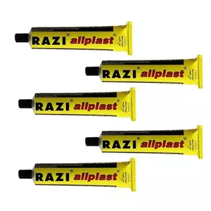 چسب همه کاره رازی مدل allplast 2022 حجم 100 میلی لیتر بسته 5 عددی