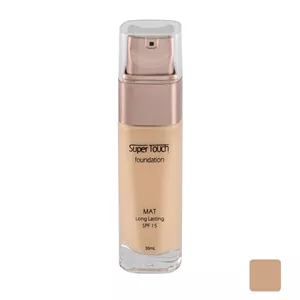 کرم پودر سوپرتاچ مدل شیشه ای شماره 203 حجم 30 میلی لیتر