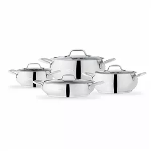 سرویس قابلمه و تابه استیل 8 پارچه مادام کوکو مدل  Vera Cookware Set - OFF