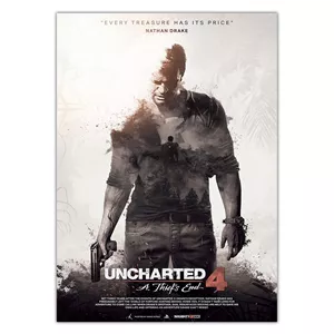 تابلو شاسی ونسونی طرح UnCharted 4 Poster سایز 30 × 40