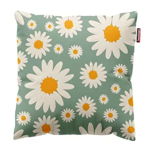 کوسن پاد آفرین مدل مینیمال طرح گل و برگ کد PK303217 سایز 30*30 سانتی متر