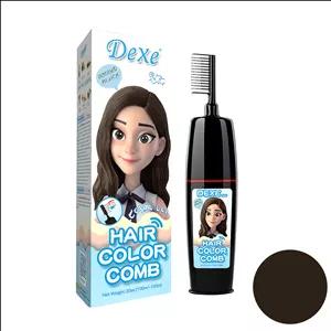 فوم رنگ مو موقت دکسی مدل شانه ای حجم 200 میلی لیتر رنگ قهوه ای پر رنگ