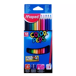 مداد رنگی 12 رنگ مپد مدل Color Peps 