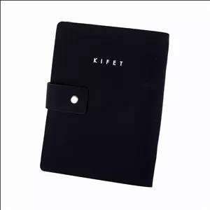 دفتر کلاسوری 100 برگ کیفت مدل چرمی پاستلی