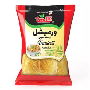رشته سوپ ورمیشل گلها - 150 گرم بسته 30 عددی