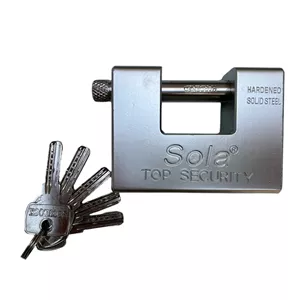 قفل کتابی سولا مدل 01 سایز 94 میلیمتر به همراه 5 کلید