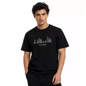 تیشرت آستین کوتاه مردانه هرمانو مدل New York کد 24172