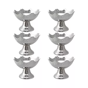 ست 6 تکه هفت سین مسی مدل خورشیدی کروم کد ZH135.2