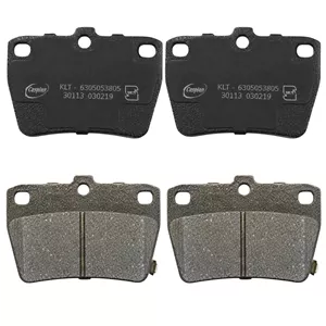 لنت ترمز عقب کاسپین مدل 30113 دو جفت مناسب برای ام وی ام X33، ام وی ام X33new