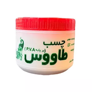 چسب چوب طاووس مدل PVA حجم 500 میلی لیتر
