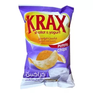 چیپس ماست موسیر کراکس - 60 گرم بسته 24 عددی