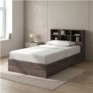 تخت خواب یک نفره اسمردیس مدل R110 - MDF سایز 200*160 سانتی متر