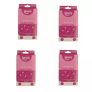 چسب زخم پنبه ریز مدل ROUND PLASTER مجموعه 4 عددی