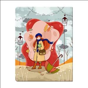 دفتر کلاسوری 80 برگ دایان طرح آلیس کد 08