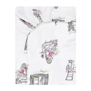 ملحفه کودک آدنو مدل خاطره کد FI117 سایز 70x135 سانتی‌متر 