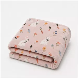پتو مسافرتی 1 نفره مدل خرگوشک و هویج سایز 160×220 سانتی‌متر