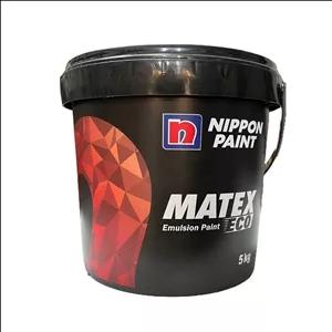 رنگ پلاستیک سفید ماتکس نیپون کد 6400 وزن 5 کیلوگرم