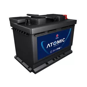 باتری اتمی 12 ولت 66 آمپر خودرو سپاهان باطری مدل L3 66AH ATOMIC