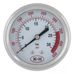 گیج 30 بار مدل KHC-30 سایز 1/4 اینچ