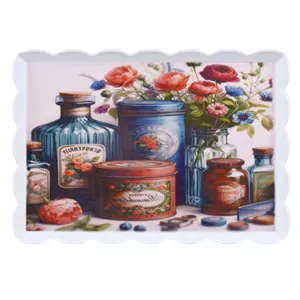 سینی بدون دسته مهروز مدل 6003 بانکه سایز 26×36 سانتی متر