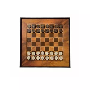 بازی فکری منچ و شطرنج مدل برفا طرح چوگان کد G1