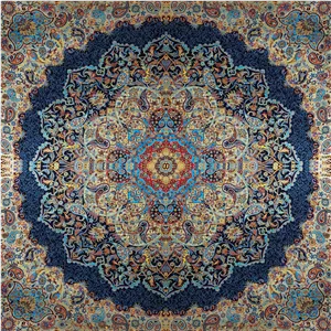 رومیزی ترمه نگین خاتم یزد طرح اردیبهشت کد SRM