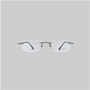 فریم عینک طبی مستطیلی مردانه ری بن مدل 0RX8704-1000 مناسب برای صورت مثلث، گرد، قلب و بیضی