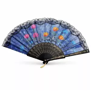 باد بزن مدل باغ گل کد q2